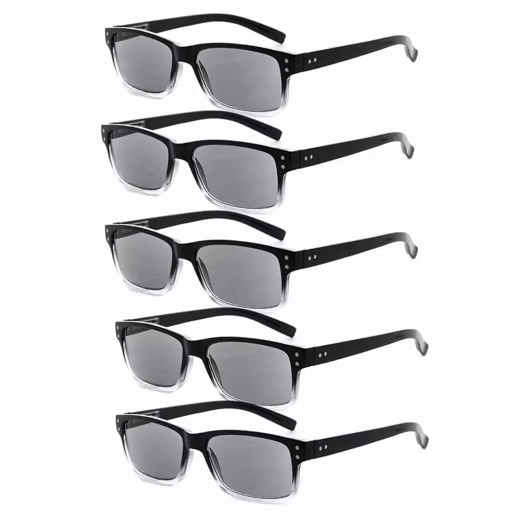 5 Pack Classic Reading Glasses Spring Hinge Readers R032eyekeeper.com
