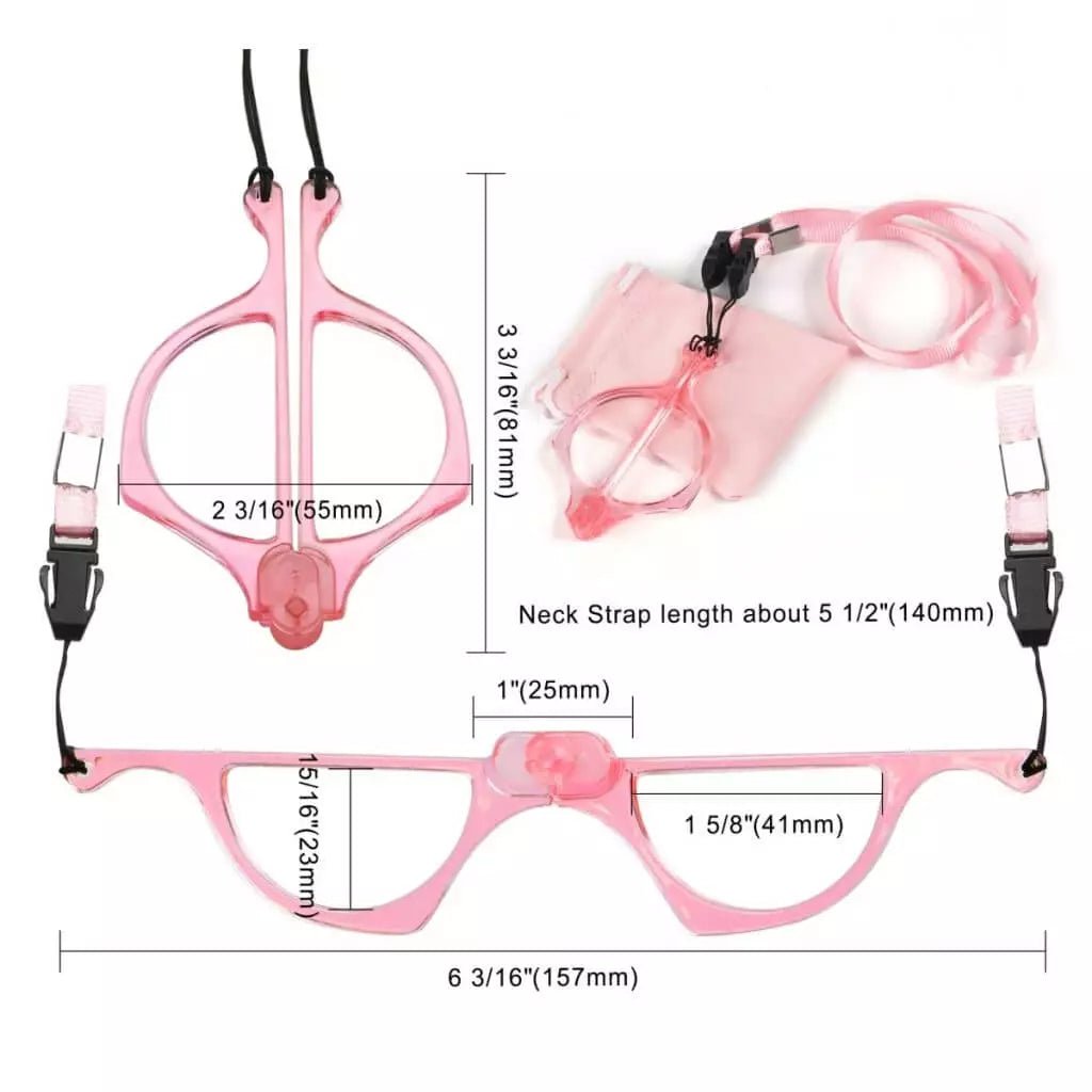 6 Pack Handhold Magnifier Metalless Screwless Folding Reading Glasses with Neck Strap NR153eyekeeper.com
