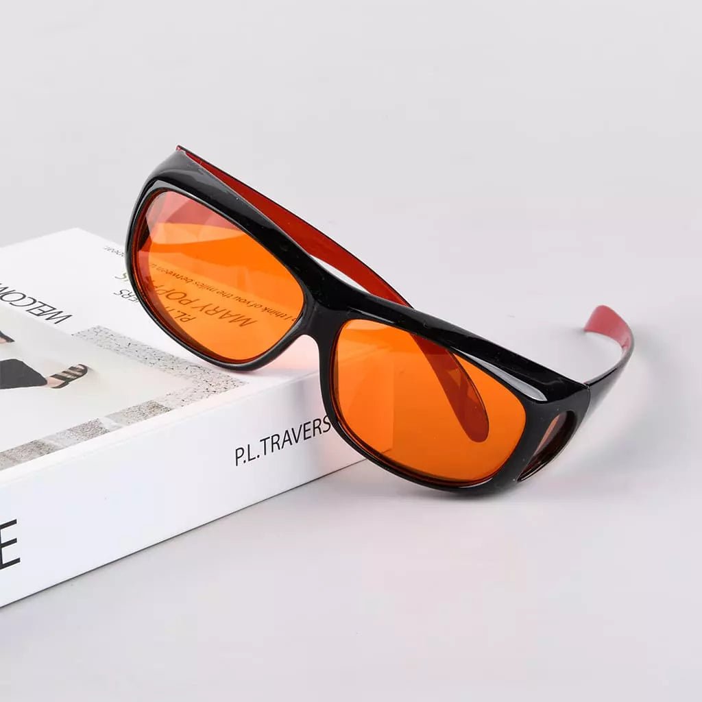 Blue Light Blocking Fitover Glasses Orange Sleeping Eyeglasses DSXM1806eyekeeper.com