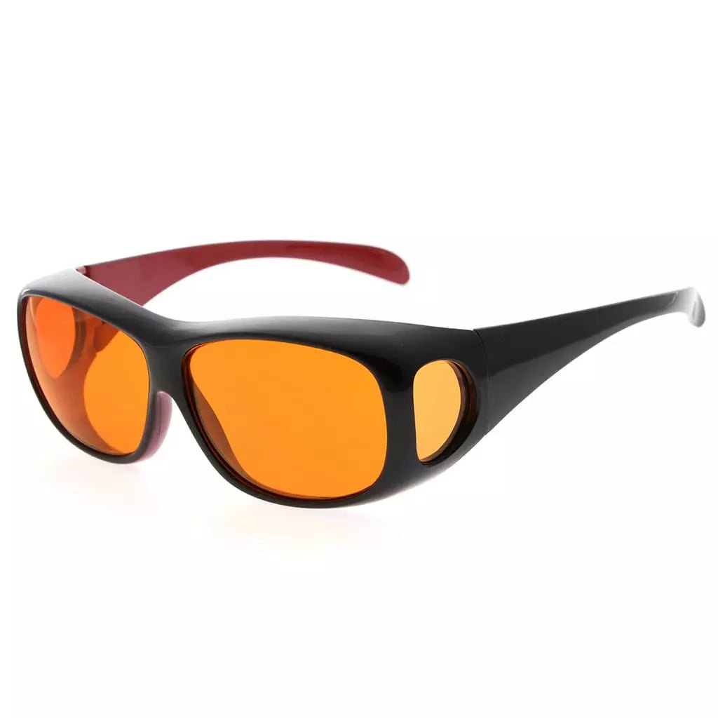 Blue Light Blocking Fitover Glasses Orange Sleeping Eyeglasses DSXM1806eyekeeper.com