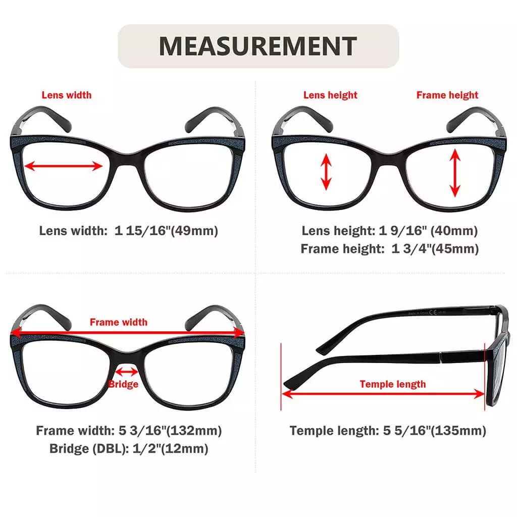 Cat - eye Readers Fashion Colorful Reading Glasses R2030eyekeeper.com