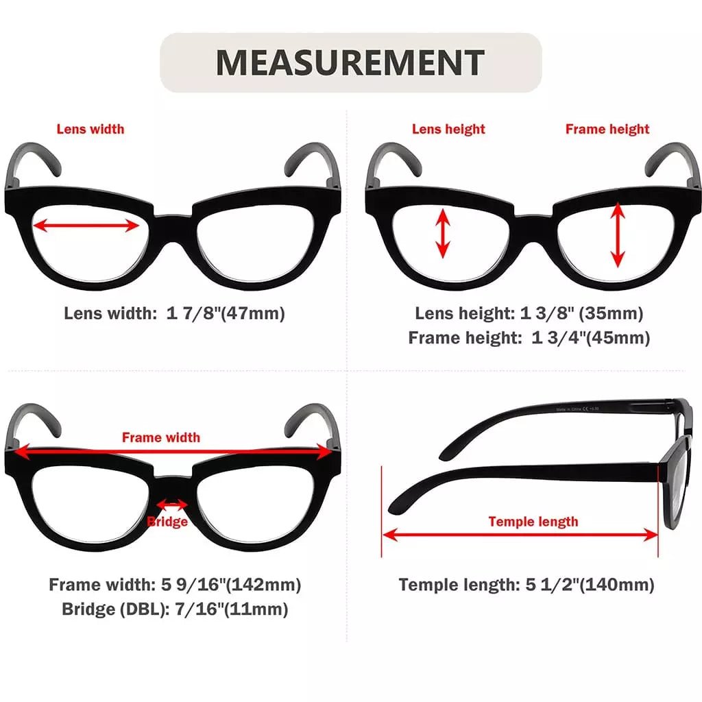 Cat - eye Reading Glasses Stylish Readers R2102eyekeeper.com