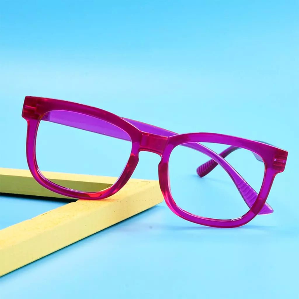 (Must Buy Both Eye) Metalless Screwless Reading Glasses with Different Strength PR033 (Rose)eyekeeper.com