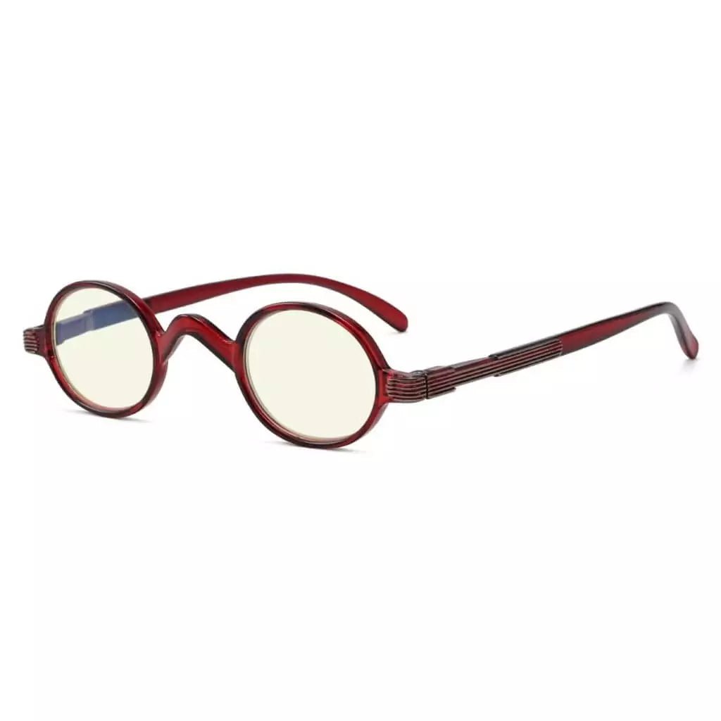 Small Frame Round Glasses Blue Light Filter UVR077Xeyekeeper.com