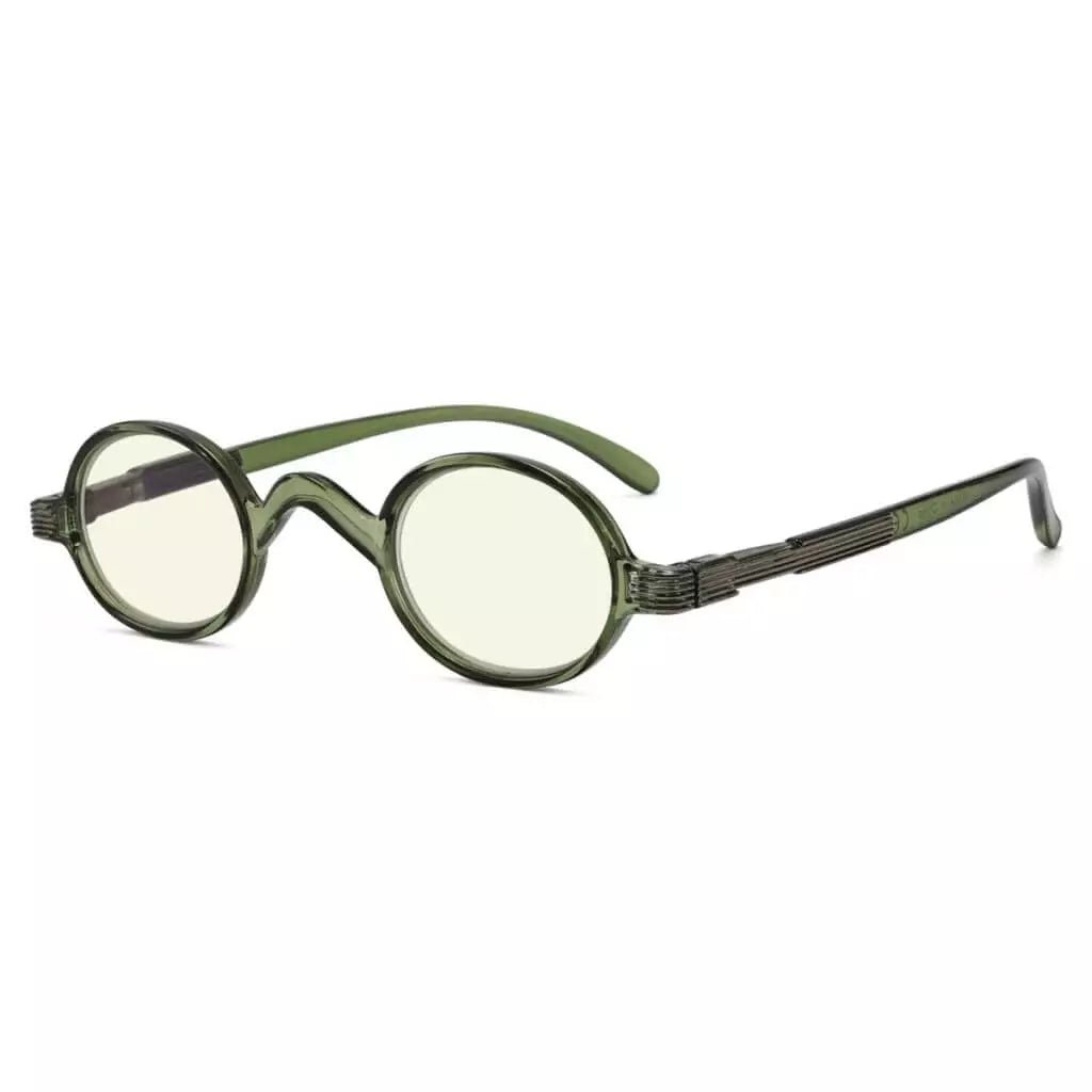 Small Frame Round Glasses Blue Light Filter UVR077Xeyekeeper.com
