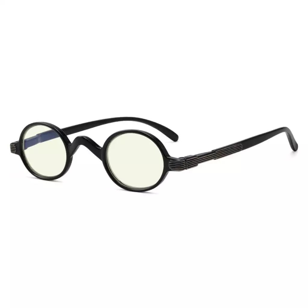 Small Frame Round Glasses Blue Light Filter UVR077Xeyekeeper.com