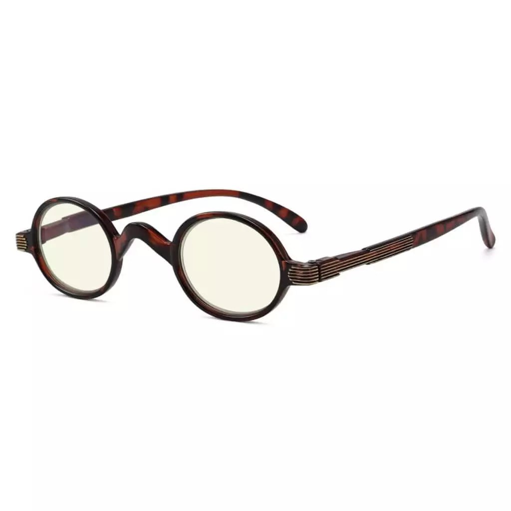 Small Frame Round Glasses Blue Light Filter UVR077Xeyekeeper.com
