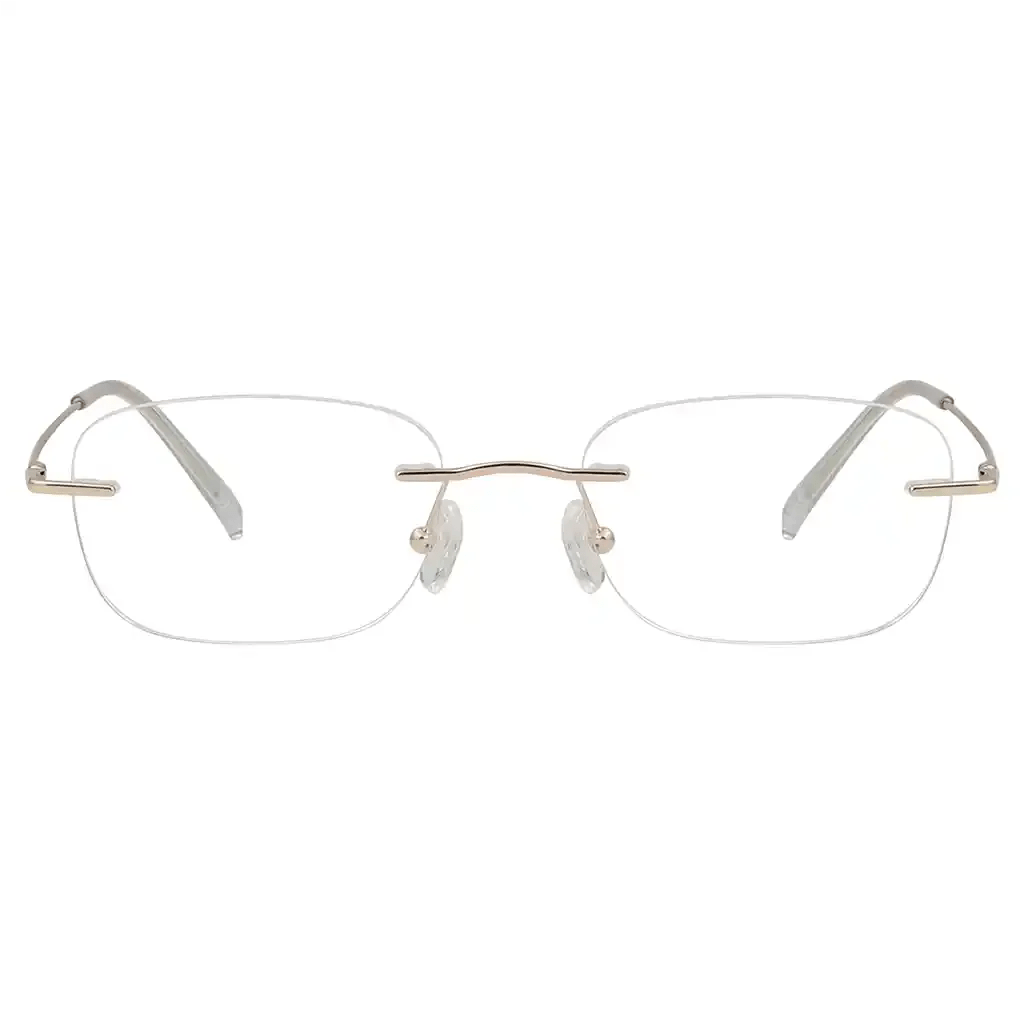 Titanium Rimless Reading Glasses Frameless Readers LQ6019eyekeeper.com
