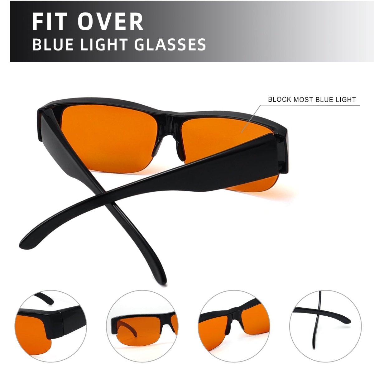 Fitover Blue Light Blocking Glasses DSXM1803