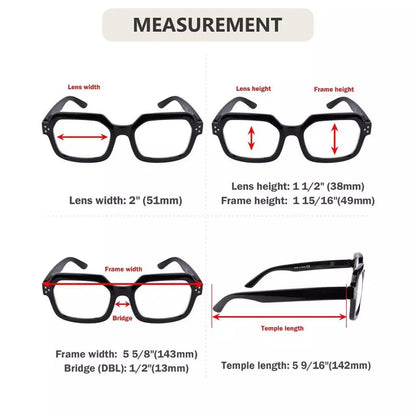 10 Pack Stylish Reading Glasses Spring Hinge Readers R2130eyekeeper.com