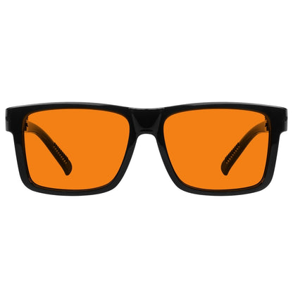 100% Blue Light Blocking Orange Lens Metalless Eyeglasses NR2142 - B98eyekeeper.com