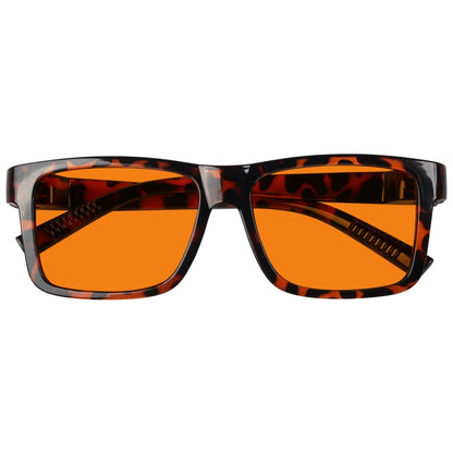 100% Blue Light Blocking Orange Lens Metalless Eyeglasses NR2142 - B98eyekeeper.com