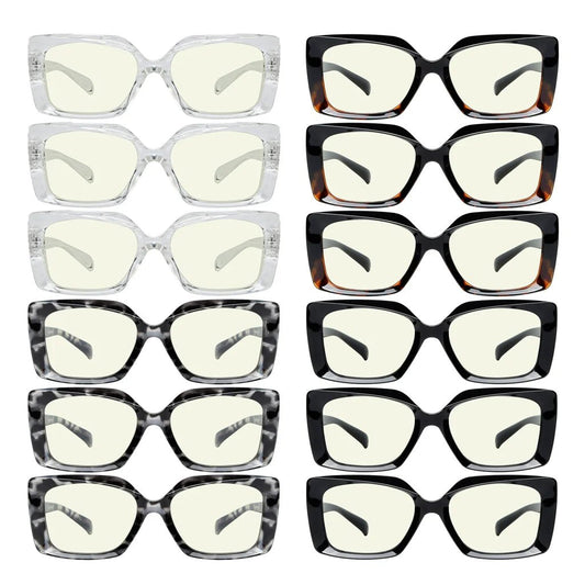 12 Pack Stylish Computer Readers Blue Light Reading Glasses UVR2010eyekeeper.com