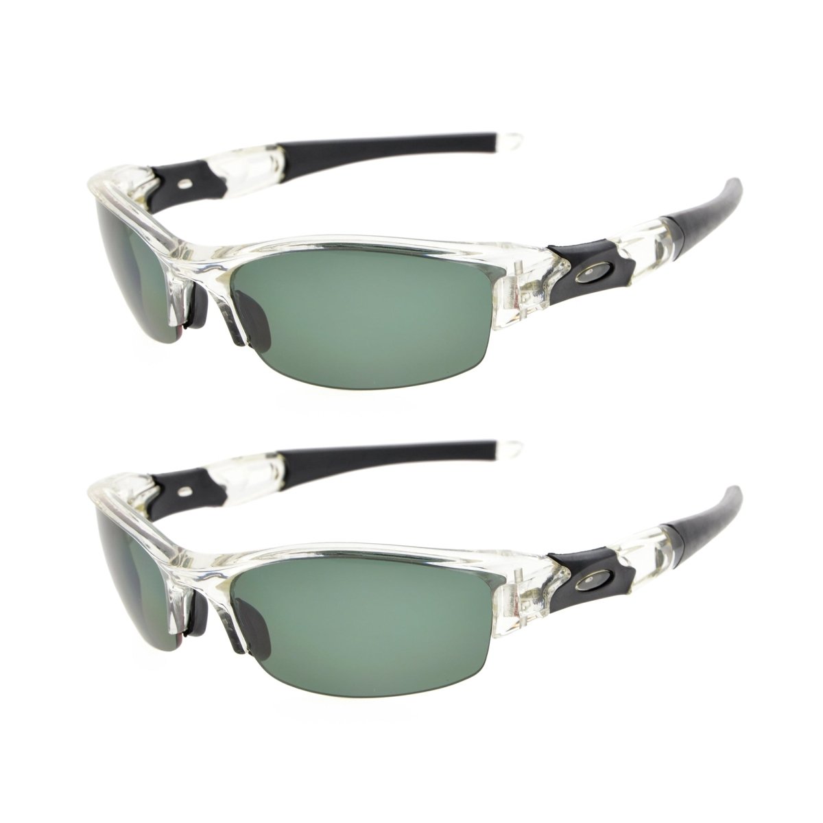 2 Pack Half - rim Sport Bifocal Fashion Polarized Sunglasses TH6166eyekeeper.com