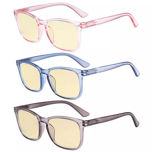 3 Pack Blue Light Blocking Reading Glasses TM1801eyekeeper.com