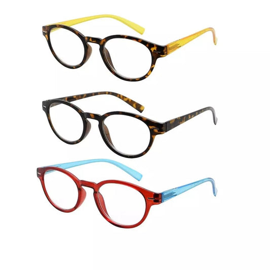 3 Pack Classic Stylish Reading Glasses 3PKR091eyekeeper.com