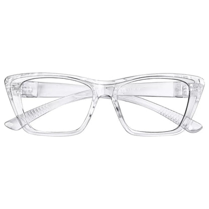 30% Blue Light Blocking Cat - eye Metalless Reading Glasses R2514 - B15eyekeeper.com