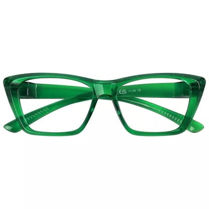 30% Blue Light Blocking Cat - eye Metalless Reading Glasses R2514 - B15eyekeeper.com