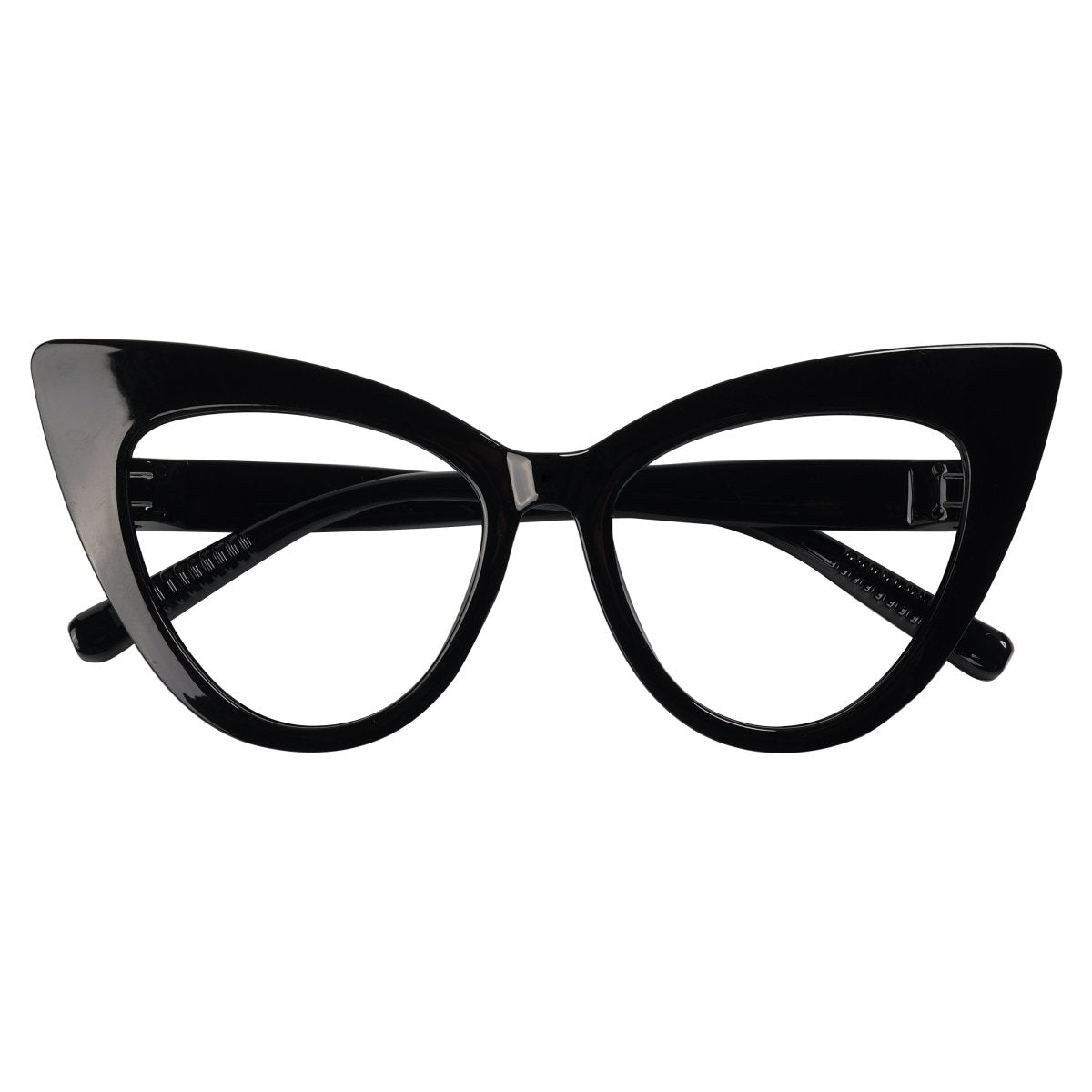 30% Blue Light Blocking Oversized Cat - eye Screwless Glasses R2318 - B15eyekeeper.com