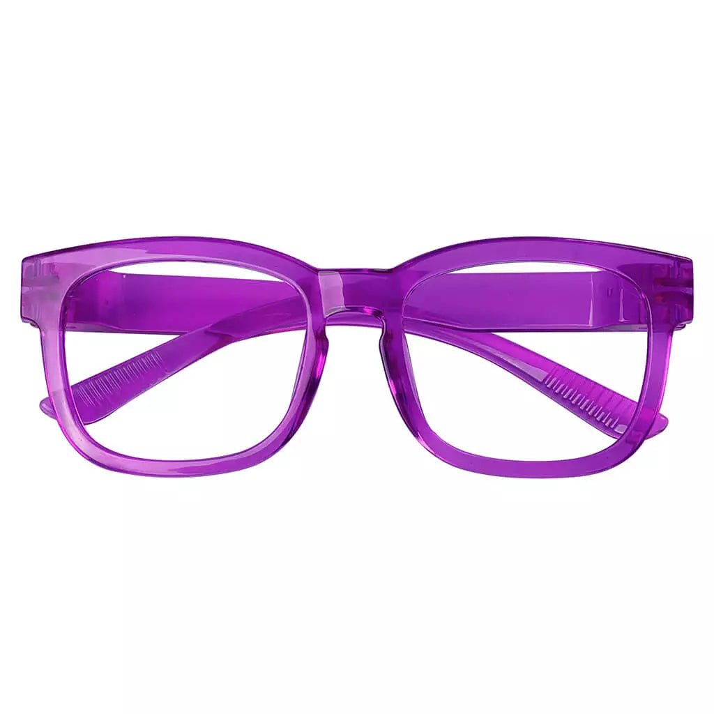 30% Blue Light Blocking Square Metalless Screwless Eyeglasses R033 - B15eyekeeper.com