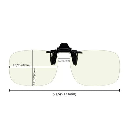 4 Pack Blue Light Blocking Flip up Clip on JQ3 (60X43MM)eyekeeper.com