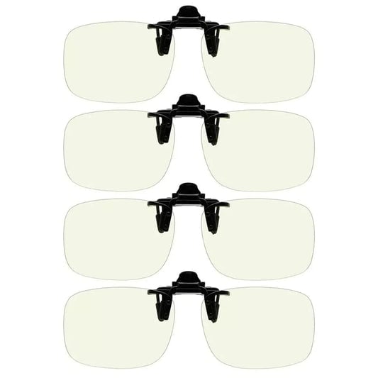 4 Pack Blue Light Blocking Flip up Clip on JQ3 (60X43MM)eyekeeper.com