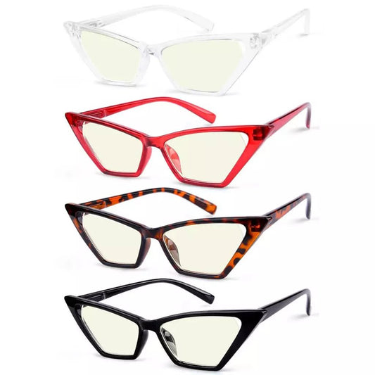 4 Pack Blue Light Glasses Cat - eye Reading Glasses UVR2131eyekeeper.com