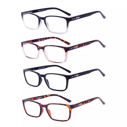 4 Pack Elegant Retro Comfort Reading Glasses R898eyekeeper.com