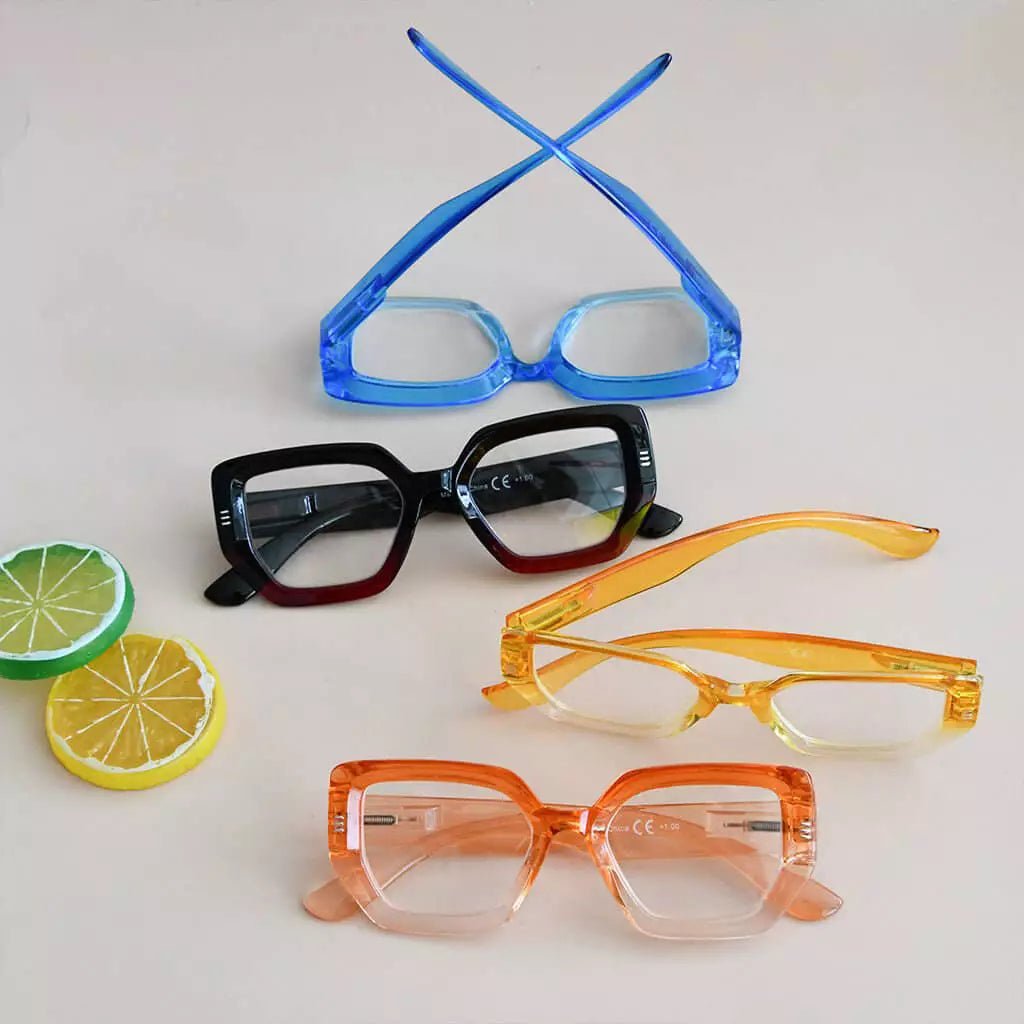 4 Pack Fashionable Reading Glasses Trendy Readers R2026eyekeeper.com