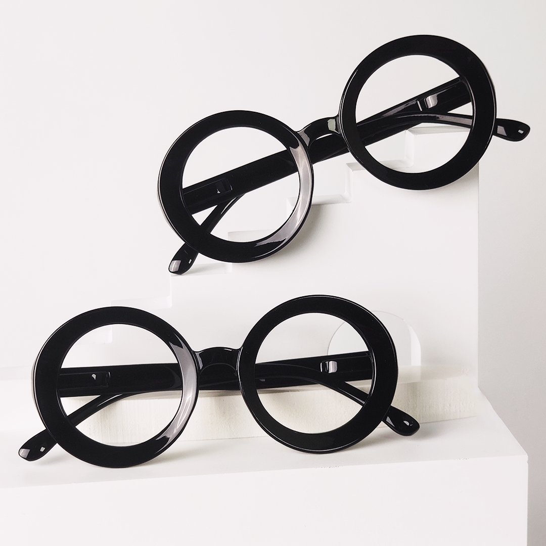 4 Pack Retro Round Reading Glasses Thicker Frame Readers R9109eyekeeper.com