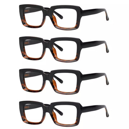 4 Pack Stylish Reading Glasses Fashionable Readers R9107 - 1eyekeeper.com