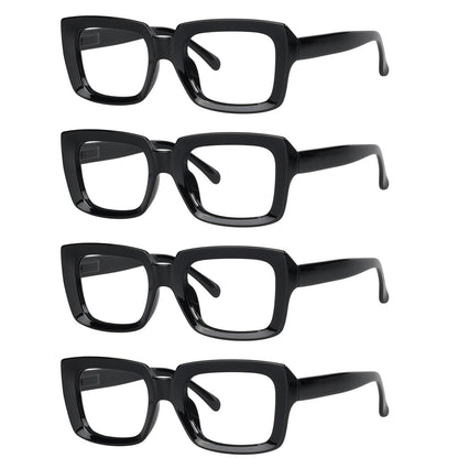 4 Pack Stylish Reading Glasses Fashionable Readers R9107 - 1eyekeeper.com