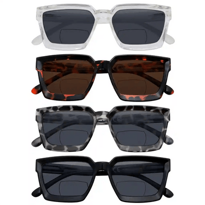 4 Pack Thicker Frame Bifocal Reading Sunglasses SBR2003eyekeeper.com