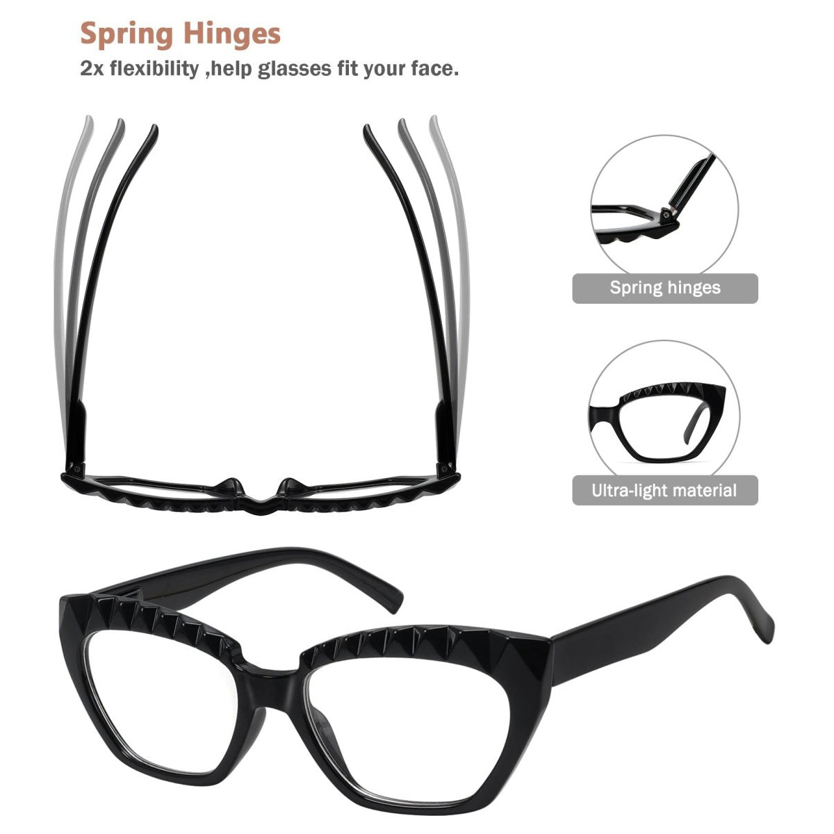 Cat-eye Reading Glasses for Women R2133