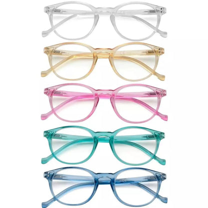 5 Pack Elegant Reading Glasses Round Readers R9115Ceyekeeper.com