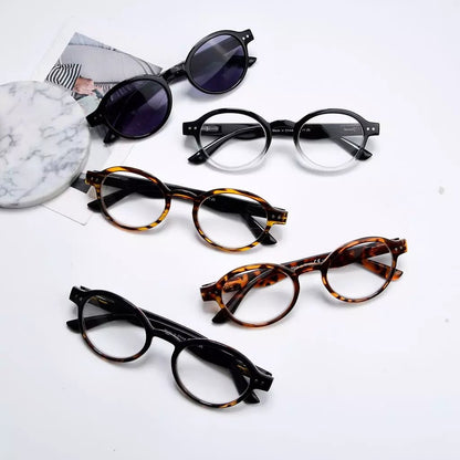 5 Pack Retro Round Reading Glasses Include Sunglasses R070eyekeeper.com