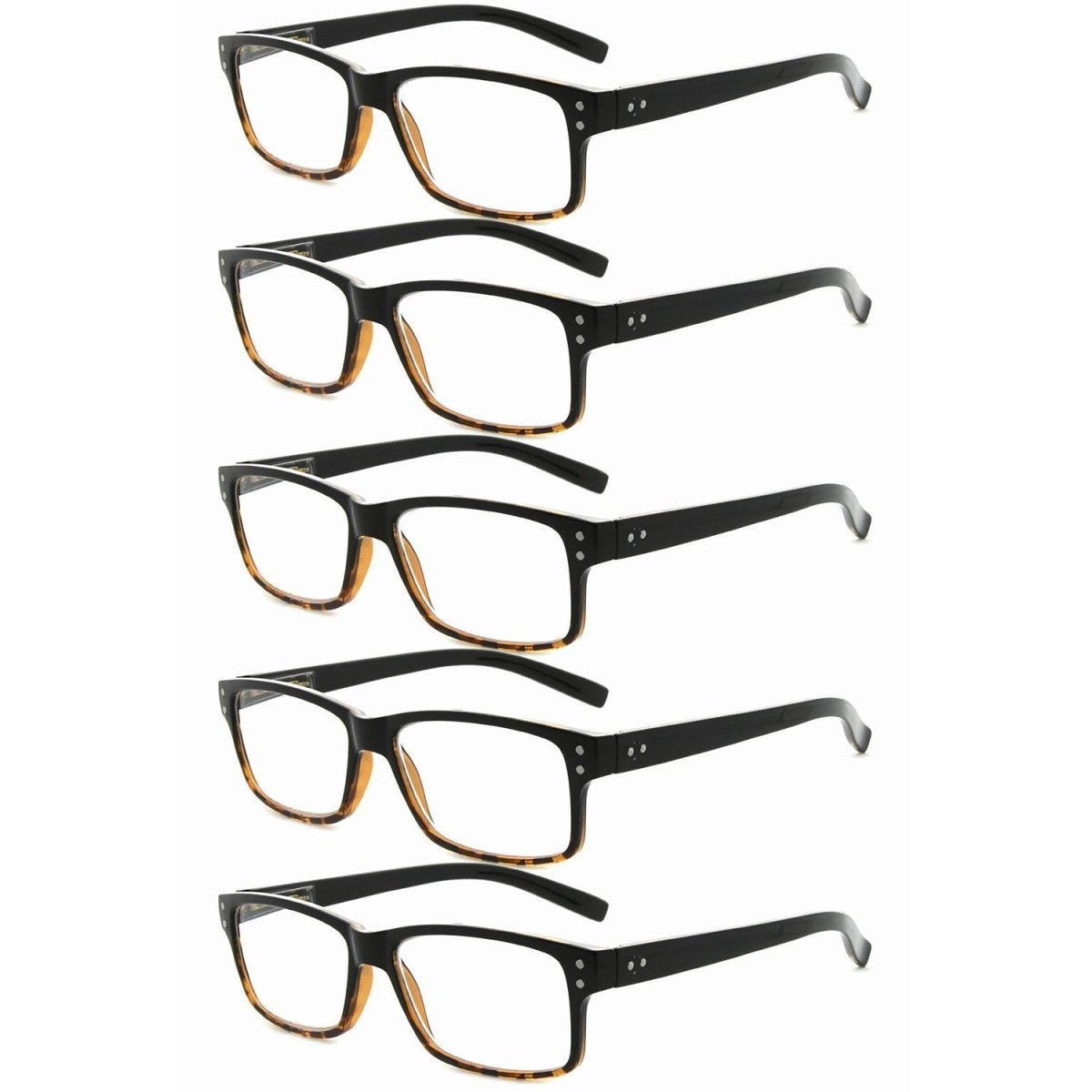 5 Pack Vintage Reading Glasses R032eyekeeper.com