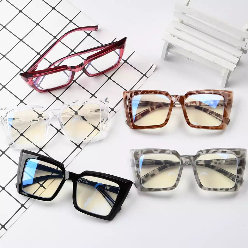 Blue Light Spectacles 5 Pack Oversized Reading Glasses UV2141eyekeeper.com