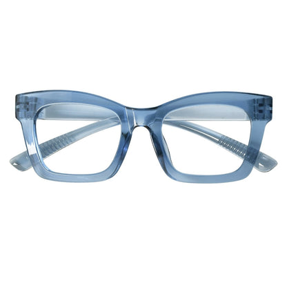 Cat - eye 30% Blue Light Blocking Glasses Metalless Screwless R2308 - B15eyekeeper.com