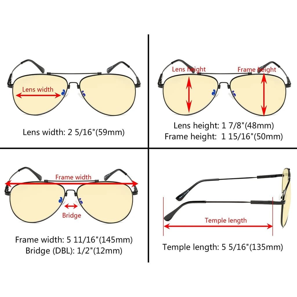 Classic Blue Light Blocking Eyeglasses TMR1801eyekeeper.com