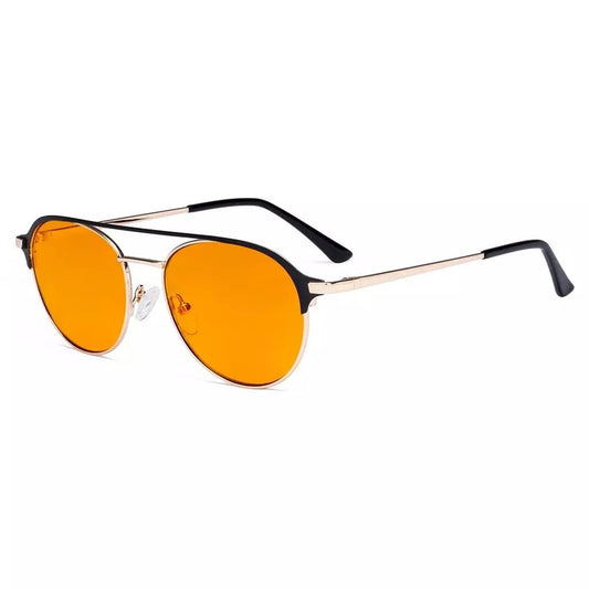 Double Bridge Blue Light Blocking Eyeglasses LX19027 - BB98eyekeeper.com