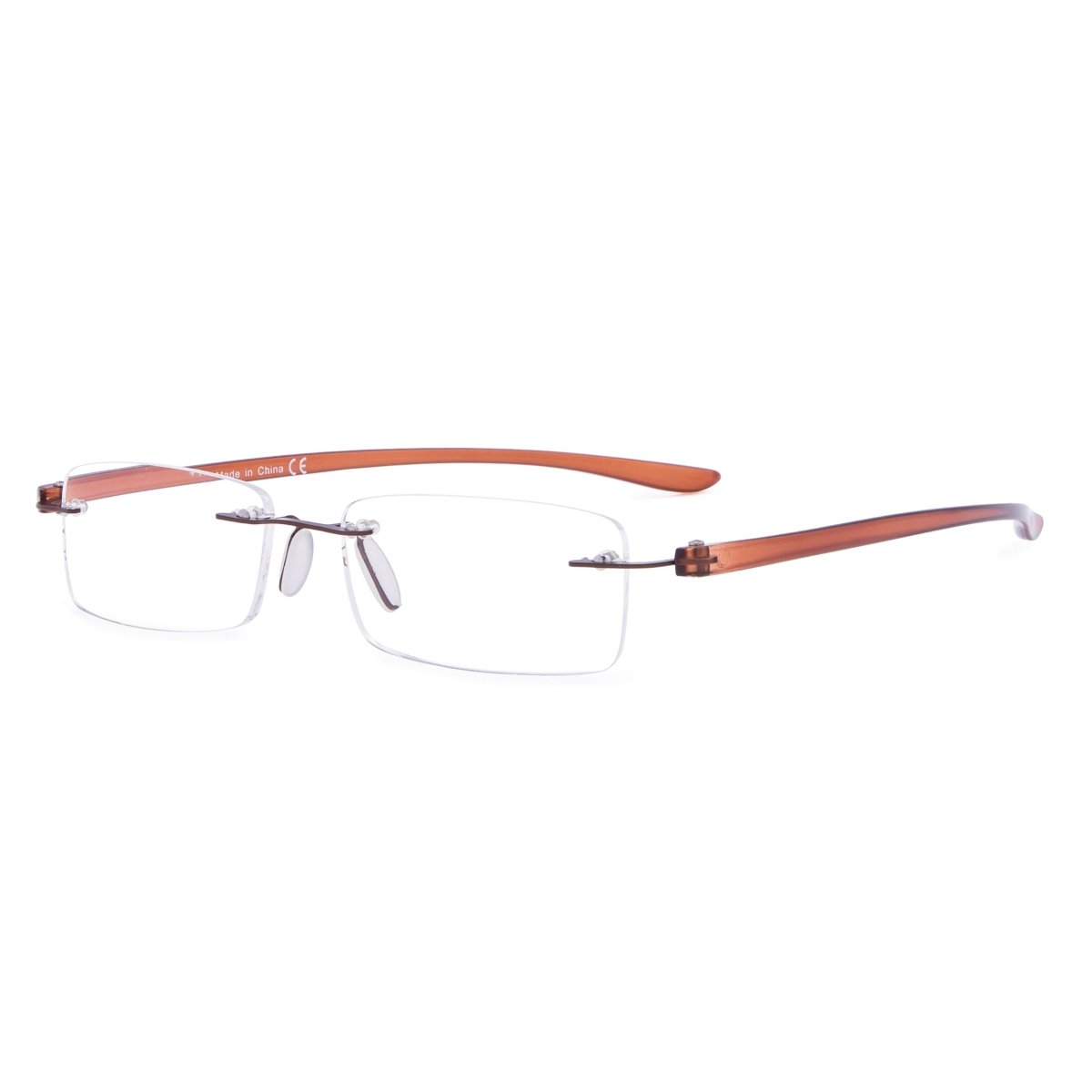 Frameless Stylish Reading Glasses Small Lenes R14001 - Aeyekeeper.com