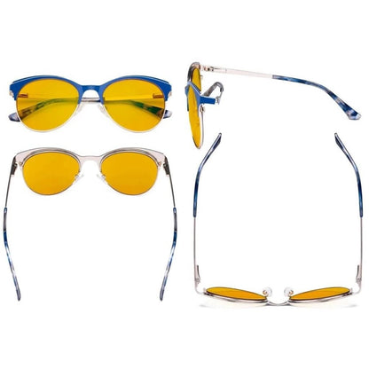 Full - rim Blue Light Blocking Eyeglasses LX19042 - BB90eyekeeper.com