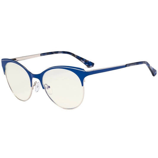 Full - rim Blue Light Filter Eyeglasses LX19042 - BB40eyekeeper.com