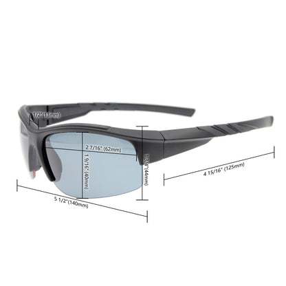 Halbrand TR90 Sport Polykarbonat polarisierte Sonnenbrille TH6226