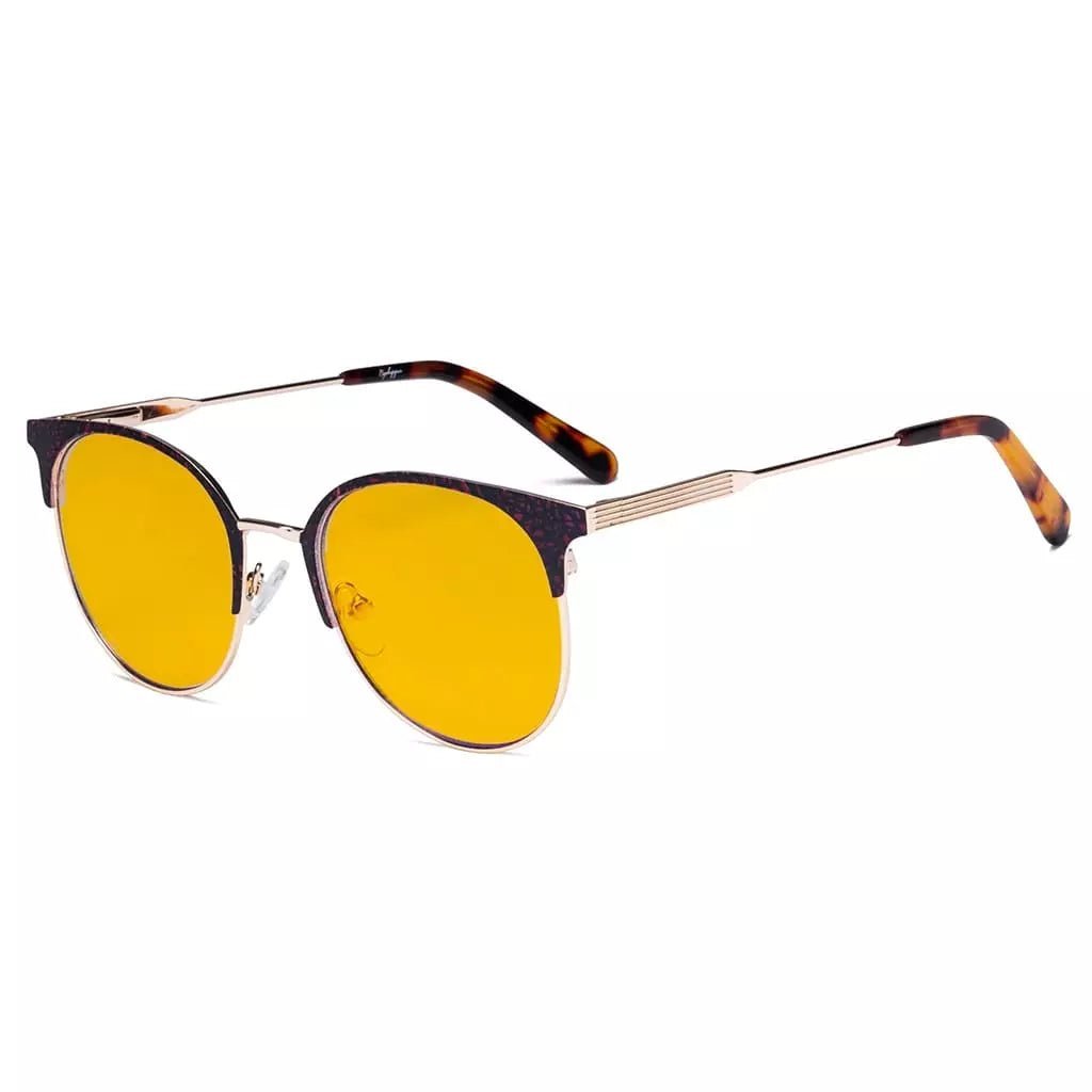 Metal Frame Blue Light Blocking Eyeglasses LX19001 - BB90eyekeeper.com