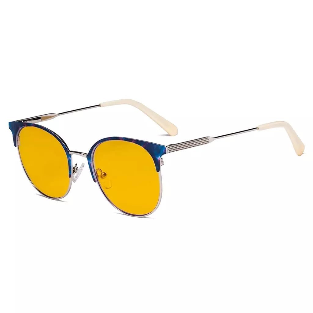Metal Frame Blue Light Blocking Eyeglasses LX19001 - BB90eyekeeper.com