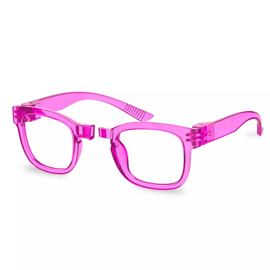 (Must Buy Both Eye) Metalless Screwless Reading Glasses with Different Strength PR033 (Purple)eyekeeper.com