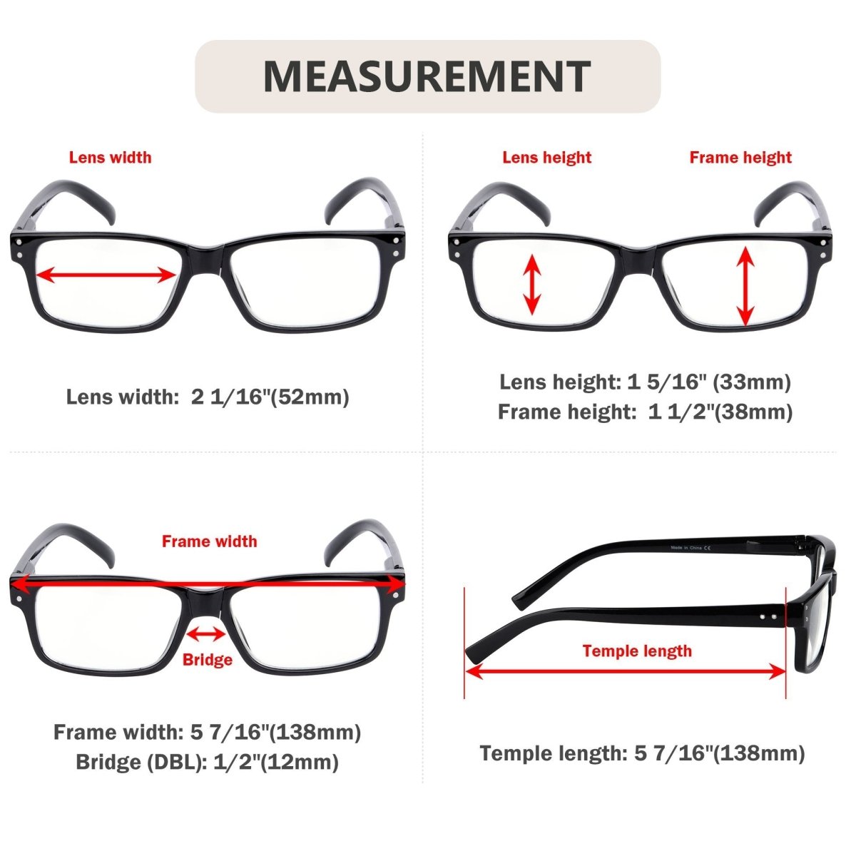 (Must Buy Both Eye) Reading Glasses with Different Strength for Each Eye PR032 Grey Tortoiseeyekeeper.com