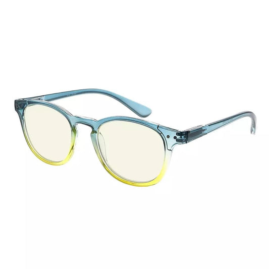 Oval Blue Light Filter Reading Glasses Cute Computer Readers UVR144eyekeeper.com